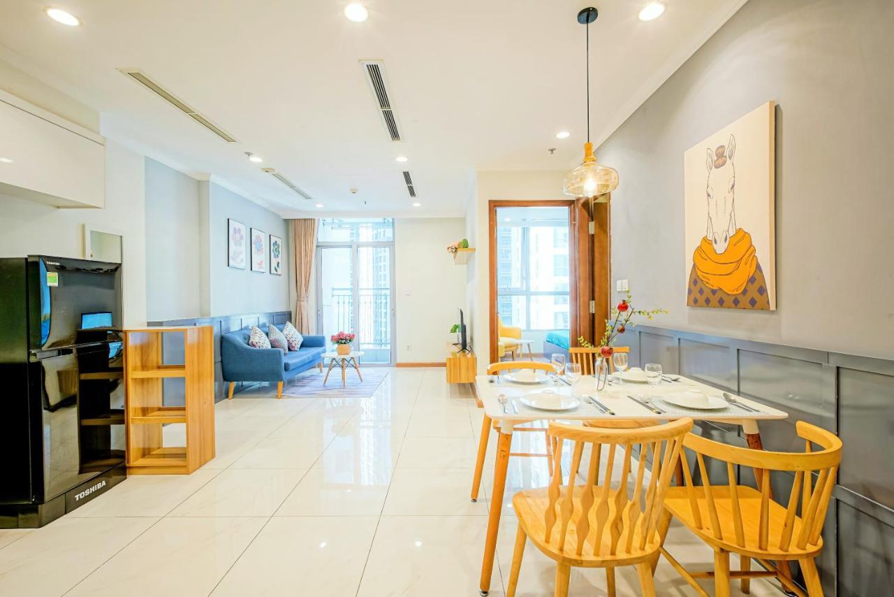 Mott Haven Apart - Vinhomes Central Park, Landmark 81 Area & Ice Rink Ho Şi Min Dış mekan fotoğraf